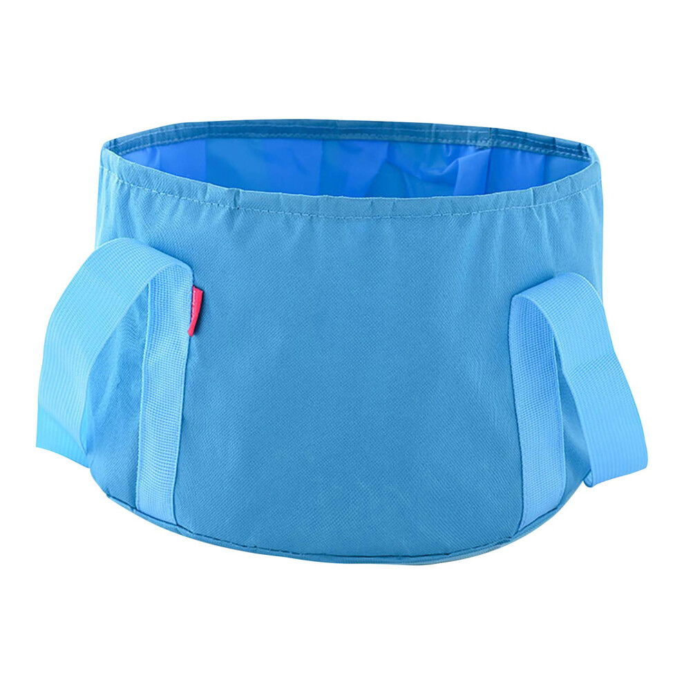 Collapsible Foot Bath Basin with LeakProof Double Layer, Heat Resistant Folding Bucket for Travel