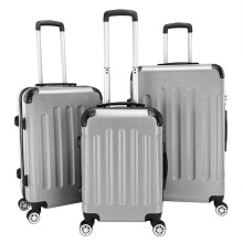 3Pcs Suitcase ABS Carry-on Hand Luggage 4 Spinner Wheels Trolley Case