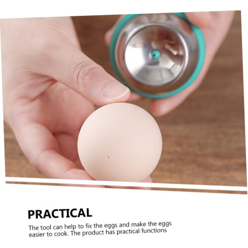 Stainless Steel Egg Piercer with Hidden Needle Prevent Egg Cracking Kitchen Tool Sky Blue 2