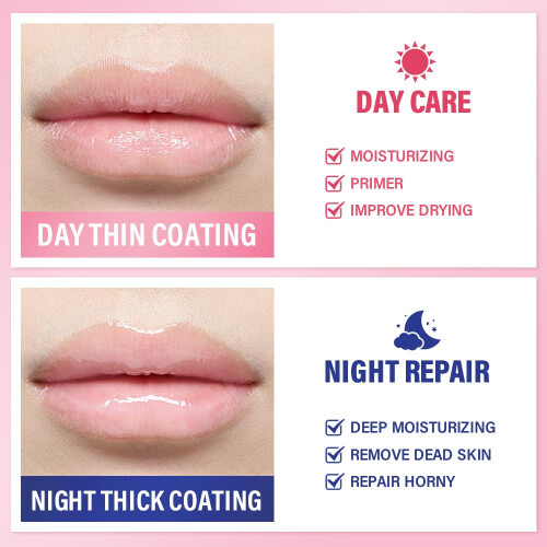 Lip Sleeping Mask with Vitamin C, Deep Hydration Overnight Balm for Dry Lips, Grape 0.7oz 2