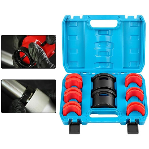 Motorcycle Fork Seal Driver Kit 3550mm with 6 Adapters for Universal Front Fork Compatibility 1