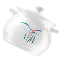 Ceramic Casserole Dish with Lid, Heat Resistant Clay Cooking Pot for Healthy Braised Chicken and Soup