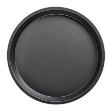NonStick Carbon Steel Round Pizza Pan for Oven Baking with Secure Grip Edge and Versatile Use