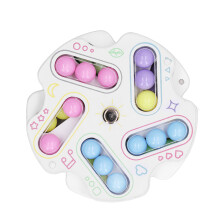 Magic Fidget Spinner Toy, Rotating Magic Bean Decompression Educational Toy for Stress Relief Anxiety Relief, Learning Tool for Kids and Adults