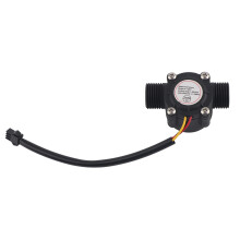 Flowmeter Counter Magnetic Hall Effect Sensor Easy Installation G3/4 Thread Waterproof Heat Resistant Water Flow Hall Sensor Switch with Stainless
