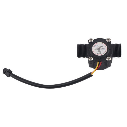 Flowmeter Counter Magnetic Hall Effect Sensor Easy Installation G3/4 Thread Waterproof Heat Resistant Water Flow Hall Sensor Switch with Stainless
