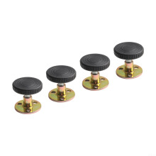 Furniture Feet Adjustable 2840mm, 4Pcs Carbon Steel ABS, AntiVibration Noise Reduction, For Beds Cabinets Tables Sofas