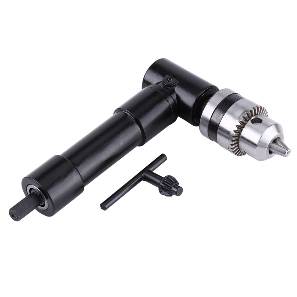 90 Degree Drill Attachment Adapter Right Angle Bend Extension Universal Drill Compatibility Compact Space Application High Torque Output All Metal 9365494309406