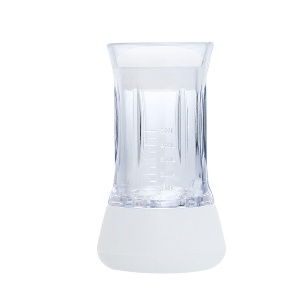 Scalp Oil Applicator with Massage Comb for Precise and Hygienic Hair Growth Care, Transparent