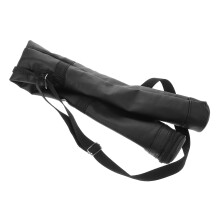 PU Leather Baseball Bat Bag With Large Pouch Portable Handheld Organizer For Outdoor Carry And Storage