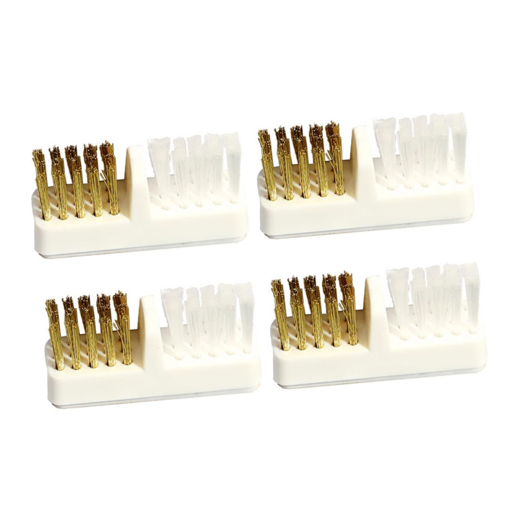 12pcs Nail Drill Brush Set for Manicure Dust Removal with Ergonomic Grip for Salon Use