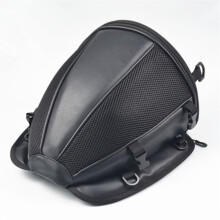 Waterproof Motorcycle Tail Bag 15L with Reflective Safety Design and Durable TearResistant Leather