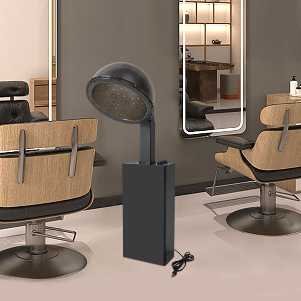Professional Hooded Hair Dryer with Timer, Adjustable Bonnet Stand for Salon and Home 1200W