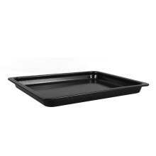 Enamel Baking Pan with Smooth Nonstick Surface for Oven Roasting Meat Vegetables, Lightweight and Reusable