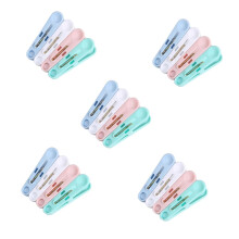 100pcs NonSlip Clothes Pegs Strong Grip Windproof Laundry Clips Indoor Outdoor MultiColor