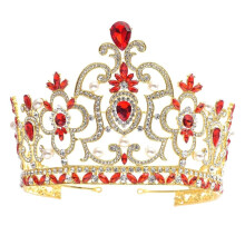 Bridal Tiara Crystal Crown with Sparkling Rhinestones, Elegant Princess Design for Wedding