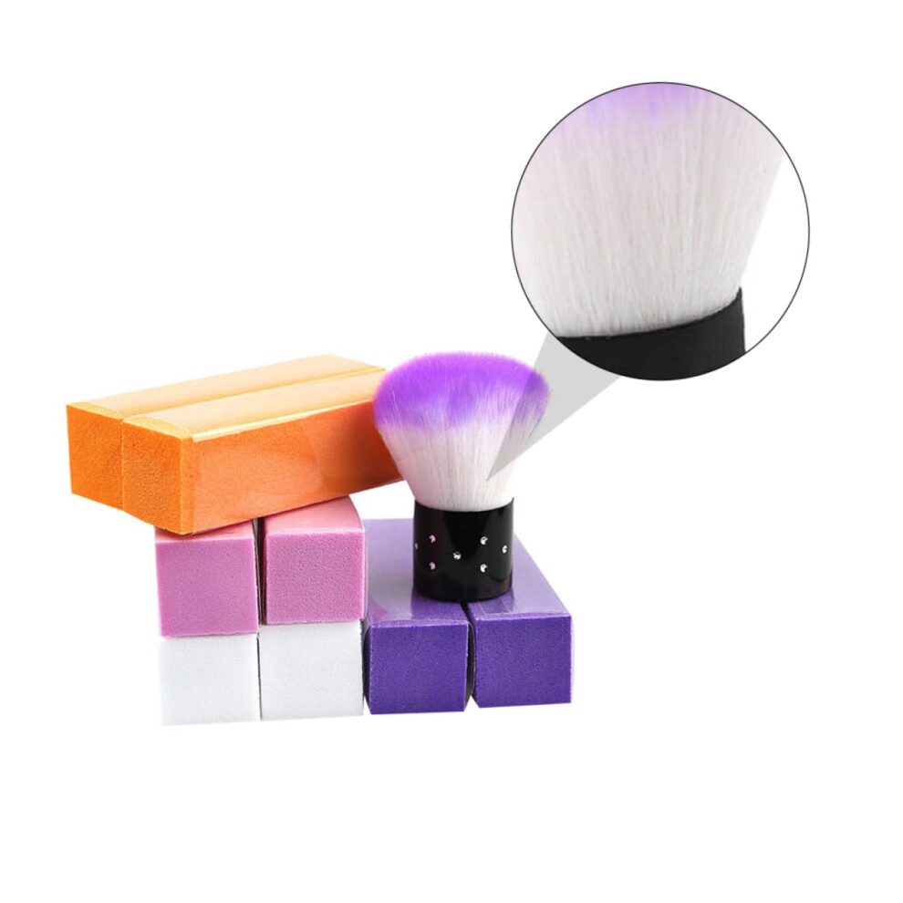 Nail File Set and Buffer Kit AllinOne Ergonomic Grip for Home and Salon Manicure Pedicure Tools