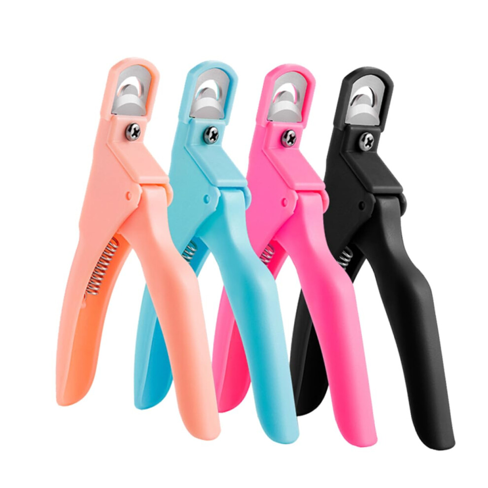 4pcs Ergonomic UShaped Nail Clipper Set Professional Nail Cutter for Salon Nail Art