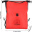 Motorcycle Tool Bag Saddle Handlebar Front Storage Pouch Red For Phone Keys  Tools Cycling 4