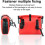 Motorcycle Tool Bag Saddle Handlebar Front Storage Pouch Red For Phone Keys  Tools Cycling 5