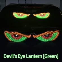 (Xl9/red, yellow and green light) Truck-Specific Devil's Eye LED-Screen Car Eye Light Truck Dynamic LED Light 2PCS New