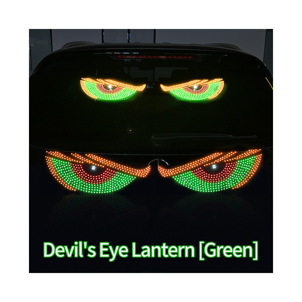 (Xl9/, And Light) Truck-Specific Devil's Eye Led-Screen Car Eye Light Truck Dynamic Led Light Hot Red/Yellow/Green 4069369330131