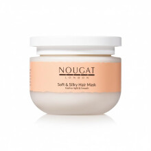 NOUGAT Soft and Silky Hair Mask with Argan Oil, Vitamin E and B5, Deep Conditioning for Dry or Color Treated Hair