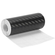 Carbon Fiber Wrap 3D Car Vinyl Tape Waterproof AntiScratch Bumper Door Sill Protector 10cm x 5m