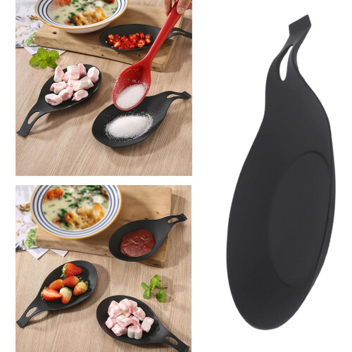 Spoon Rest 5 Pack Thermoplastic Elastomer Texture Kitchen Counter Decor Cookware Holder 2