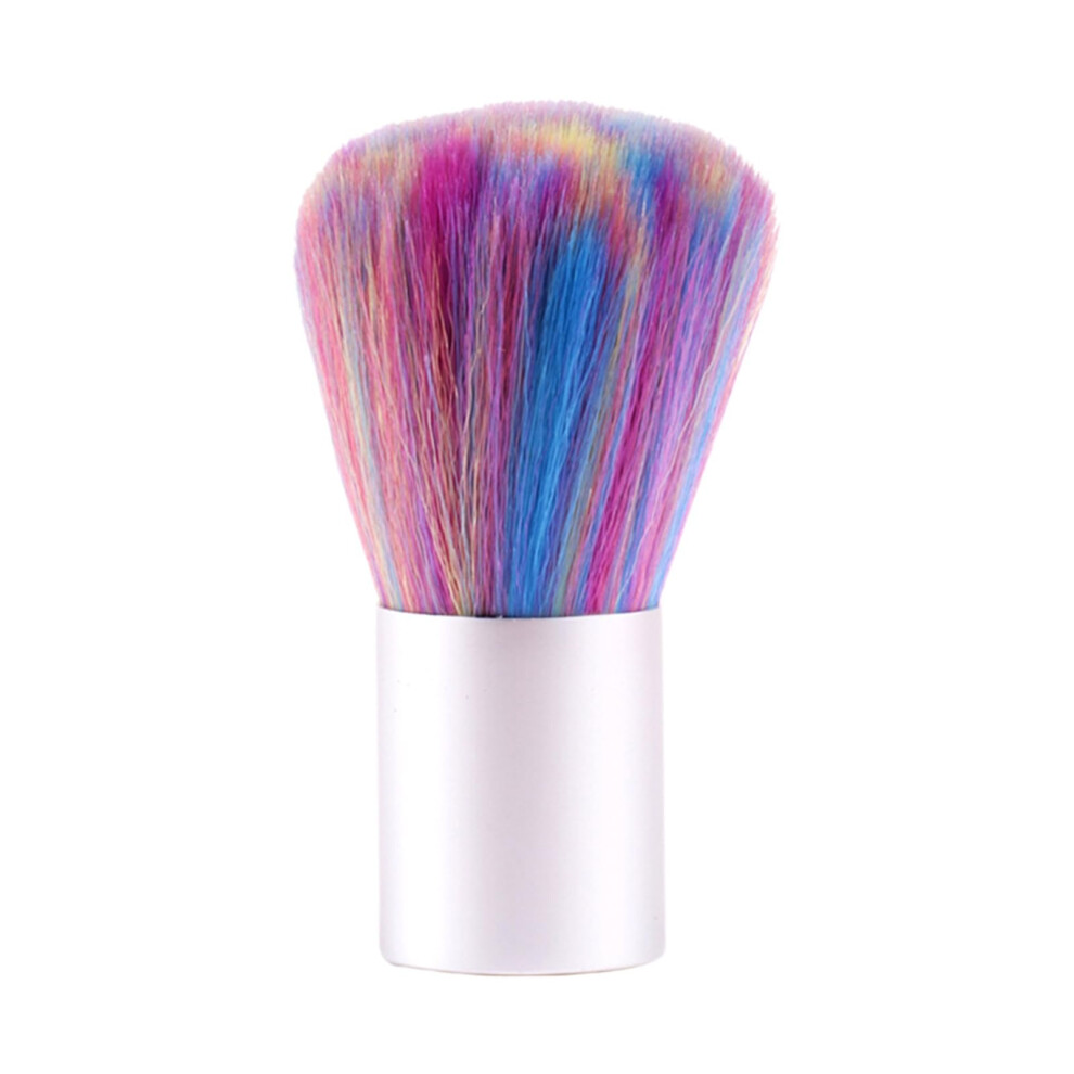 Multicolor Soft Bristle Nail Dust Brush for Manicure, Reusable Nail Art Cleaning Brush