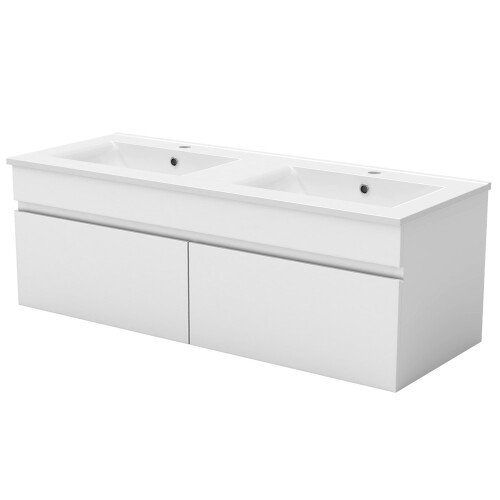1200mm larege Bathroom Vanity Unit with Basin White