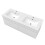 1200mm larege Bathroom Vanity Unit with Basin White 4