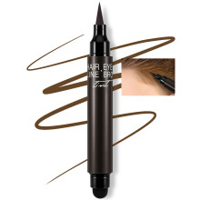 Hairline Touch Up Pen with DualEnded Precision Tip, Waterproof Light Brown Brow Filler for Women