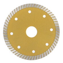 Porcelain Tile Cutting Blade Turbo Rim Design High Temperature Extraction X Teeth Offer Fast Smooth Cutting Suitable For Ceramic Block Brick And Stone