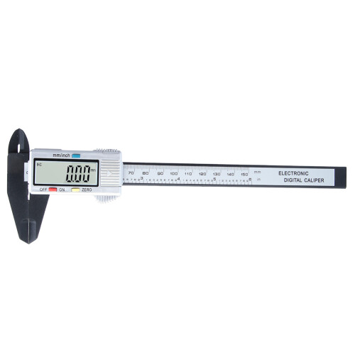 Electronic Micrometer Caliper Measuring Tool, Precise Measurement Digital Caliper with Zero Setting Function Large LCD Screen Auto Off Feature, 0-6