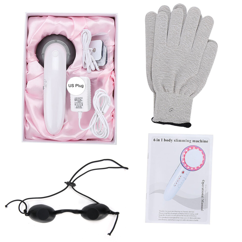 Lymphatic Drainage Massager Portable Travel Device for Cellulite Massager and Body Sculpting Machine, with EMS Microcurrent and LED Photon Therapy