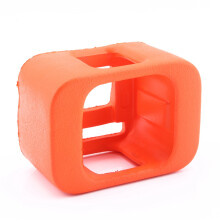 Flotation Case Shell Frame Cage For GoPro Hero 4 Session Camera Orange Floating Housing Anti Sink Floater Frame Access To Shutter Button Ideal For