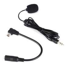 External Microphone For GoPro Action Cameras 3.5mm 3-pole Jack Audio Transfer Adapter Cable Voice Clarity Plug And Play Clear And Audible Sound High