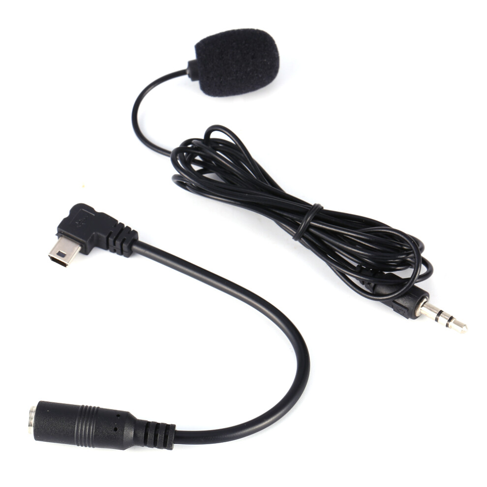 Omnidirectional Condenser Microphone For Gopro Action Cameras Plug And Play 3.5Mm 3-Pole Jack Voice Clarity Clear And Audible Sound Audio Transfer 9138057096071