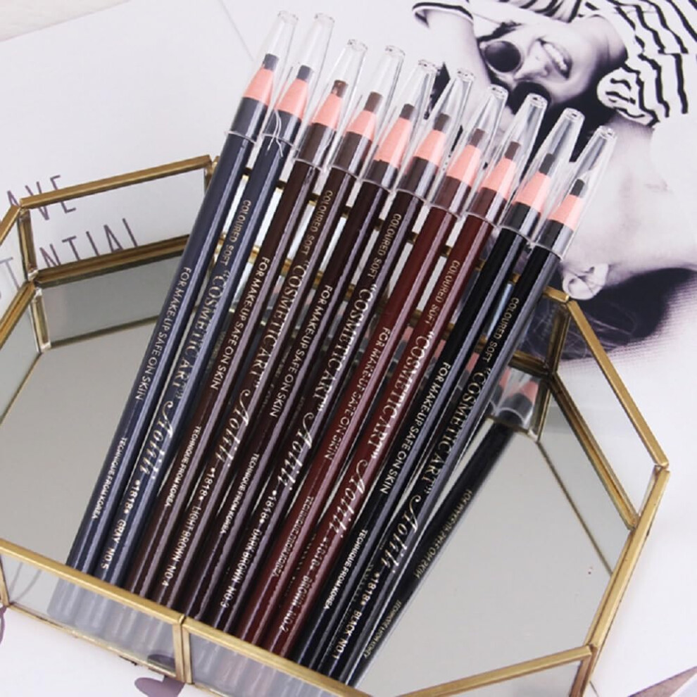 Waterproof Eyebrow Pencil Tawny with Precision Tip and Smudge Proof Long Lasting Natural Finish