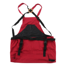 Gardening Apron with Large Pockets, Canvas Harvest Apron for Hands Fruit Picking