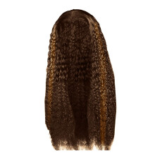 Glueless Transparent Lace Front Wig Pre Plucked Baby Hairline Brazilian Density with Styling Clip