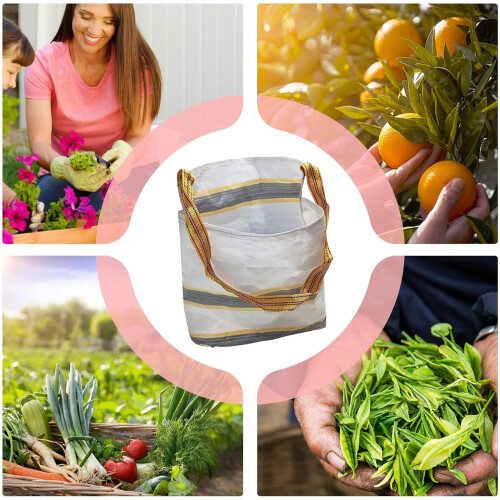 Waterproof Fruit Picking Bag with Adjustable Shoulder Strap, Foldable Harvesting Apron for Garden 2