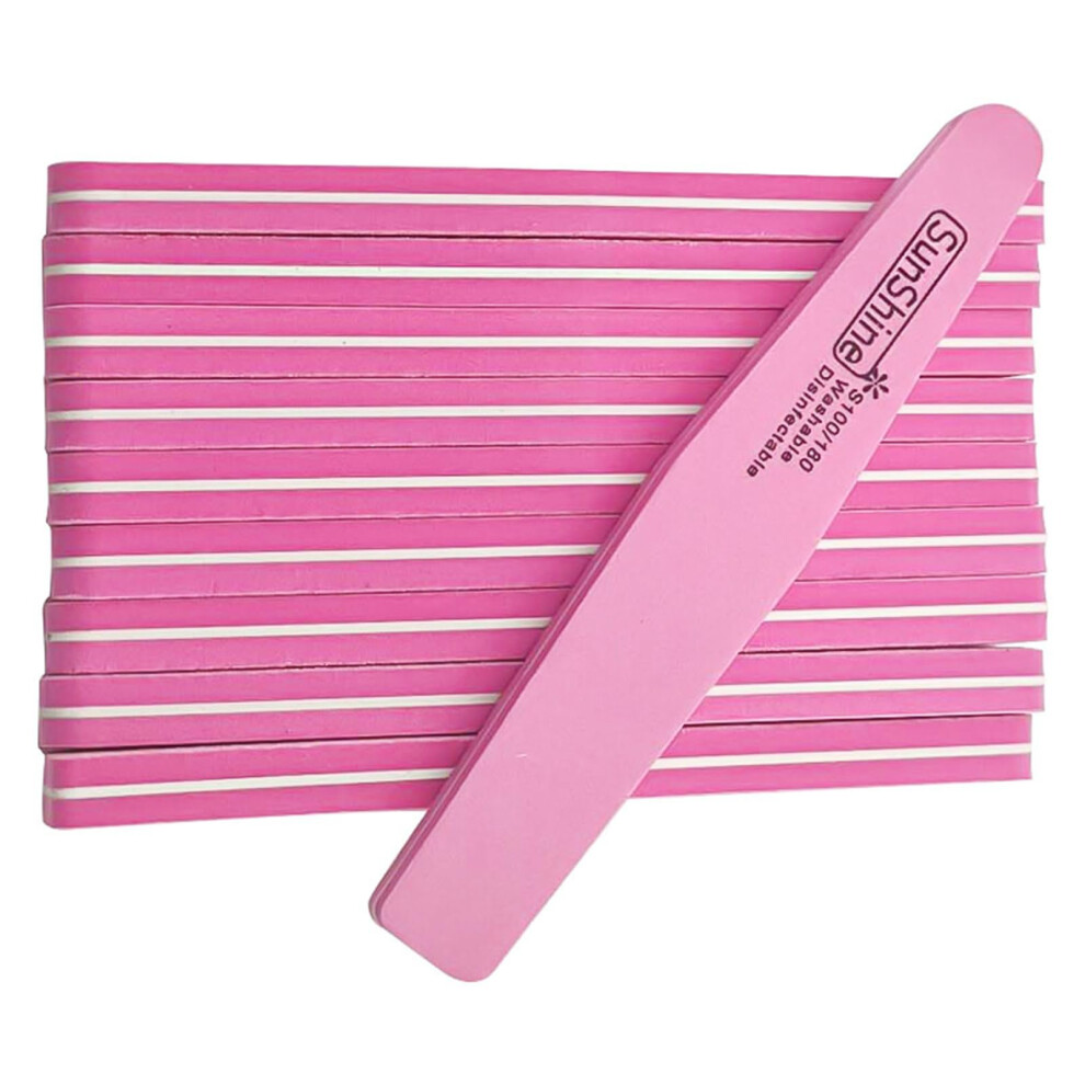 10pcs Double Sided Nail Buffer Block and Coarse Fine Grit Nail File for Professional Manicure Pedicure