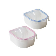 Nail Soaking Bowl Set for Gel Polish Removal with Leakproof Lids and NonSlip Base, 2 Pack