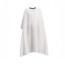 Barber Cape Extra Large Waterproof Hair Cutting Cape Adjustable Buckle White for Adults and Kids