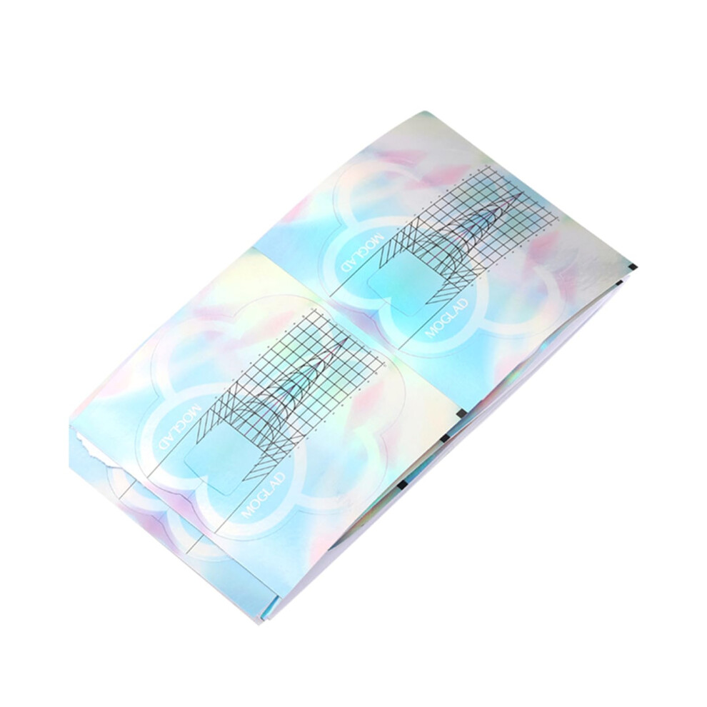Nail Extension Forms with Strong Adhesive and Accurate Length Guide for Acrylic and Gel