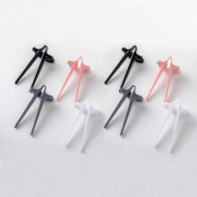 8pcs Reusable Finger Chopsticks with NonSlip Grip Multicolor Snack Tongs for Gaming and Parties