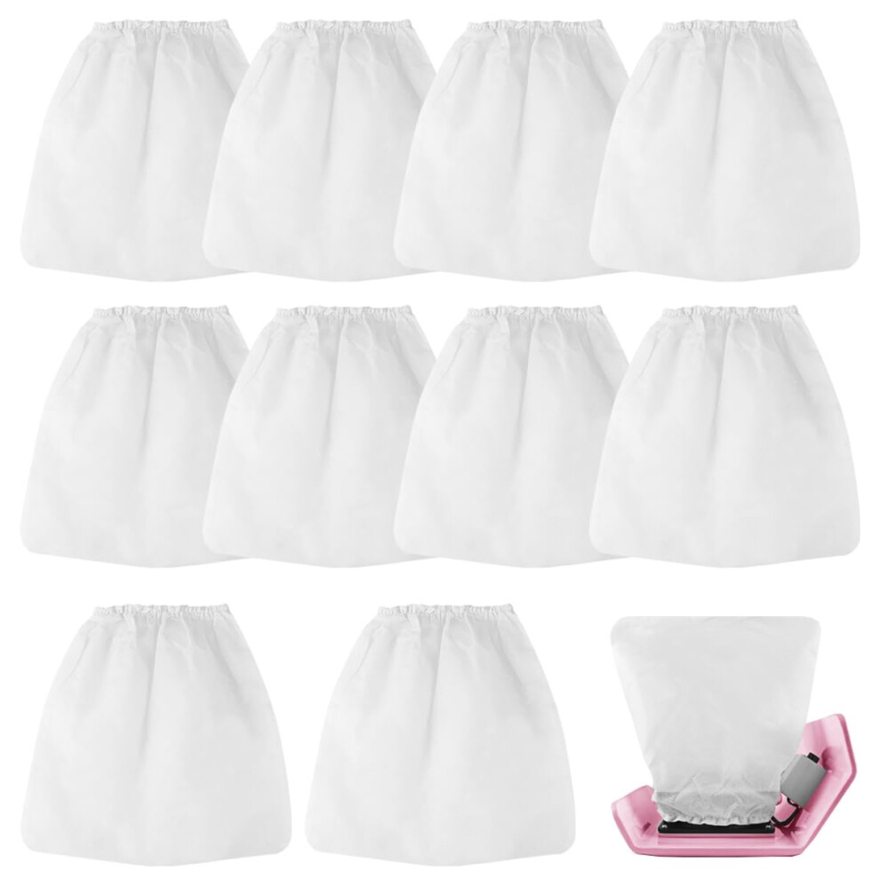 10 Pcs Reusable Washable Nail Dust Collector Bags, Nonwoven Vacuum Replacement for Nail Art