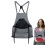 Waterproof Gardening Apron with Large Capacity Pockets, Crossover Back, Adjustable Fit, Gray 1